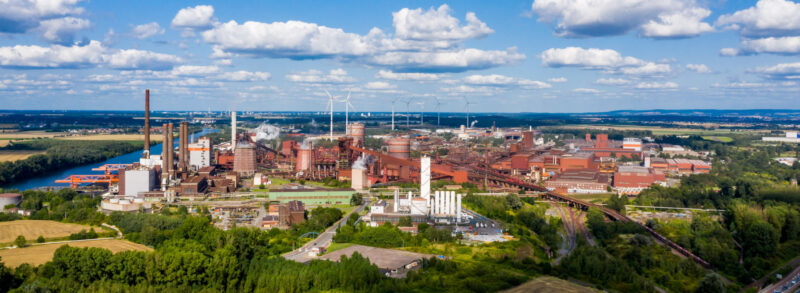 Werksgelände der Salzgitter Flachstahl GmbH