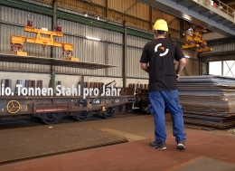 Szene aus dem Salzgitter Mannesmann Recruitingfilm für Azubis