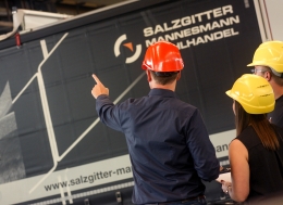 Szene aus dem Salzgitter Mannesmann Recruitingfilm für Azubis