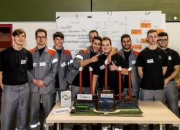 Modell des Kraftwerks